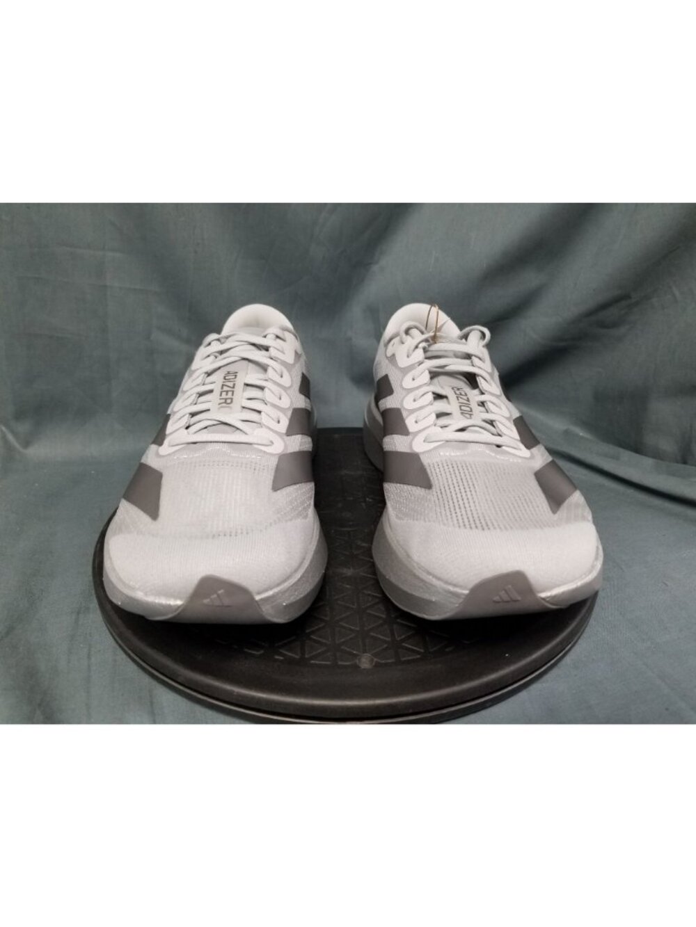 Adidas Adizero Evo SL M Silver Metallic JR3419 Men's Size 9.5 NEW NO BOX! - Picture 3 of 11
